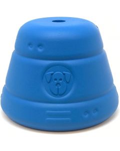 Spotnik Space Capsule Durable Rubber Chew Toy & Treat Dispenser - Blue - Large