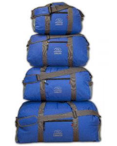 Highlander Cargo 30, 45, 65, 100 litre bag / holdalls in Blue