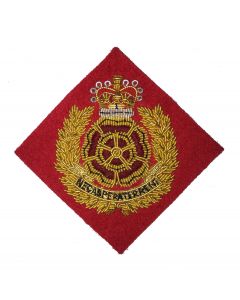 The Duke of Lancaster's Regiment Wire Embroided Officers Cap / Beret Badge