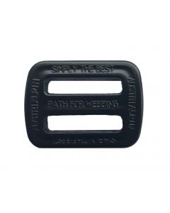 AustriAlpin 25mm / 1" - 2 slot buckle / Triglide - Black ( FC06B-K ) 