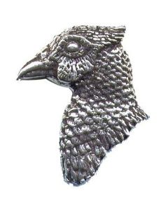 Bisley Pewter Pin No.4 Pheasant Head