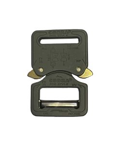 AustriAlpin 25mm / 1" Foliage Green Cobra Buckle Male Adjustable - Female Fixed FY25FVF