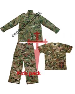 Multicam Match Camouflage Kids pack Jacket Trousers T shirt