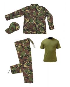 Kids Army Camo Pack 14 - Tshirt, Pants, Jacket and Cap