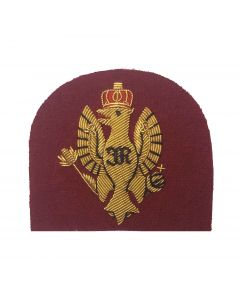 Officers Blues and Royals Wire Embroided Beret Badge