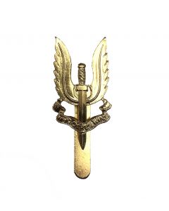 Issue Special Air Service Brass Cap Badge