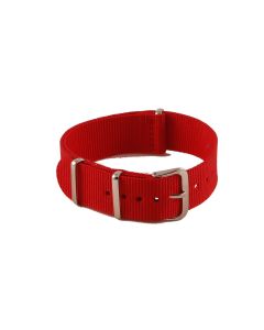 Red NATO G10 Nylon Military Watch Strap