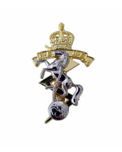 REME OR's Metal Cap / Beret Badge (Kings Crown)