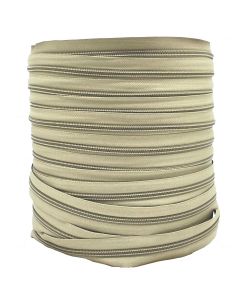 Tan-Number-5-YKK-Chain-Coil-On-A-Roll