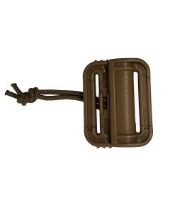 Duraflex Quick Release Buckle / Tubes V2 - Single Slot (Coyote Brown IR)