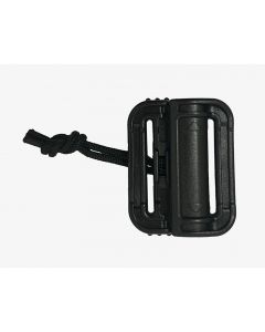 Duraflex Quick Release Buckle / Tubes V2 - Single Slot (Black)