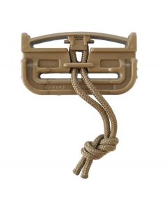 Duraflex Quick Release Buckle / Tubes V2 - Single Slot Male Only (Coyote Brown)