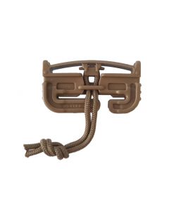 Duraflex Quick Release Buckle / Tubes V2 - Single Slot Male Only (Coyote Brown)