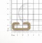 Duraflex Tan499 IRR 25mm - 1" Split Loop  scale