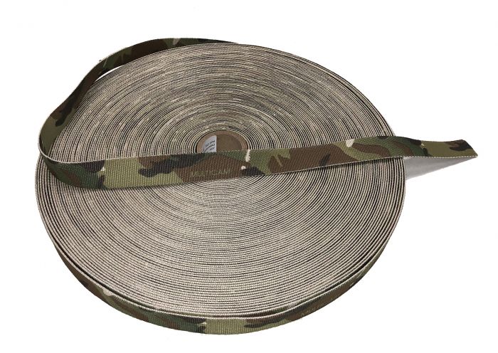 25mm / 1" Double Sided Original Multicam Tubular Webbing