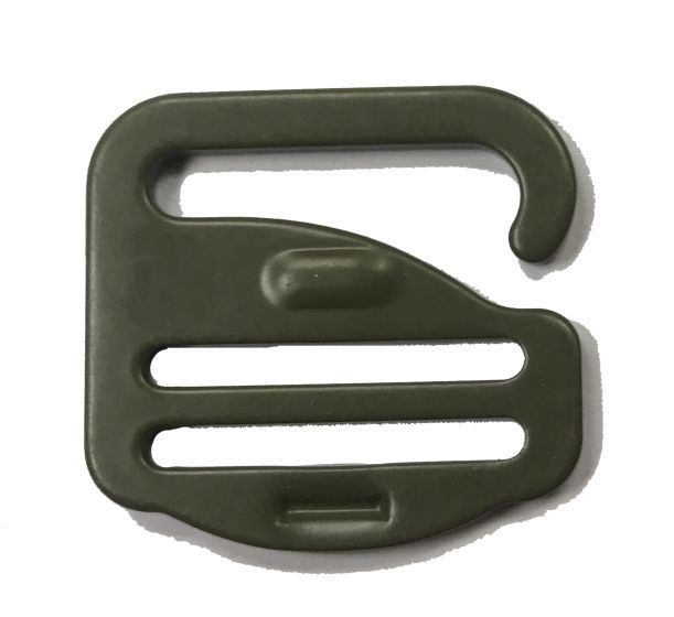 CL Distribution 25mm / 1" Forest Green Metal G Hook